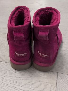 Koolaburra Magenta Suede Shearling Boots